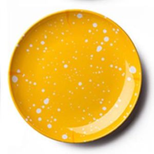 Golden Star Splatter Plate