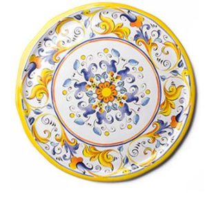 Mediterranean Sun Porcelain Plate